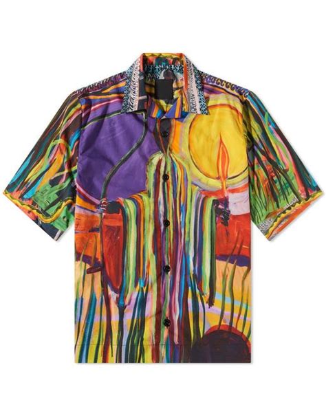 givenchy shirt herren weiß|givenchy hawaiian shirts.